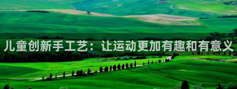 意昂体育4招商电话地址：儿童创新手工艺：让运动更加有