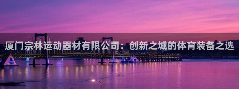 意昂体育4招商电话：厦门宗林运动器材有限公司：创新之