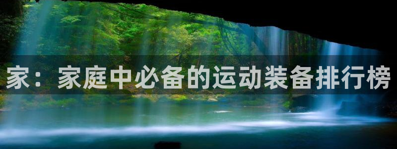 意昂4娱乐平台：家：家庭中必备的运动装备排行榜