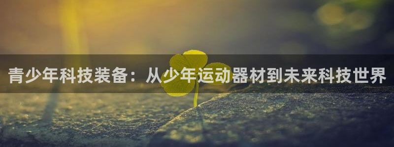 意昂4娱乐代理怎么样：青少年科技装备：从少年运动器材