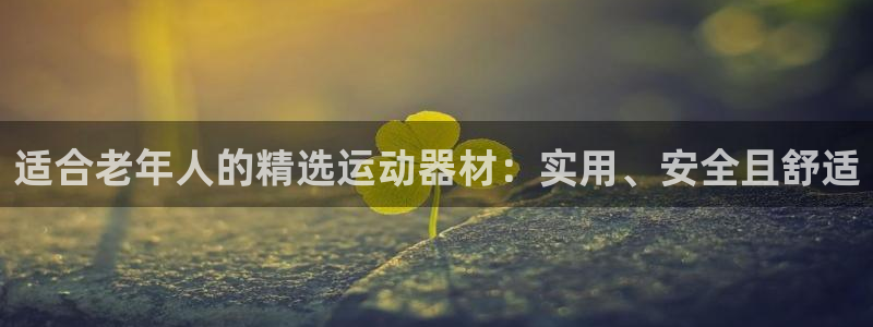 意昂体育4平台是正规平台吗：适合老年人的精选运动器材：实用、