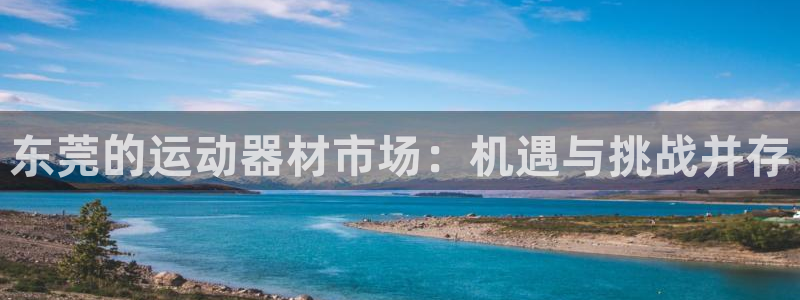 意昂4官网：东莞的运动器材市场：机遇与挑战并存