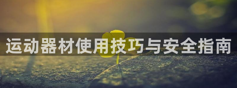 海南意昂体育4发展怎么样：运动器材使用技巧与安全指南